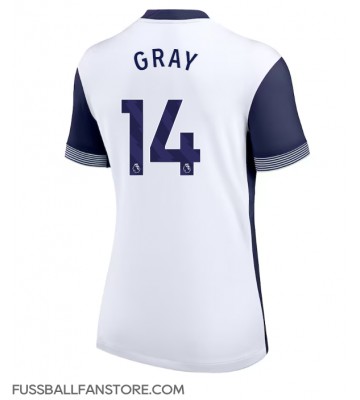 Tottenham Hotspur Archie Gray #14 Replik Heimtrikot Damen 2024-25 Kurzarm